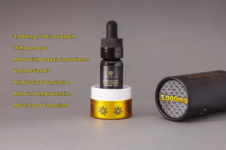 Infinity CBD - 3,000mg 30% Extra Strong Organic CBD Drops