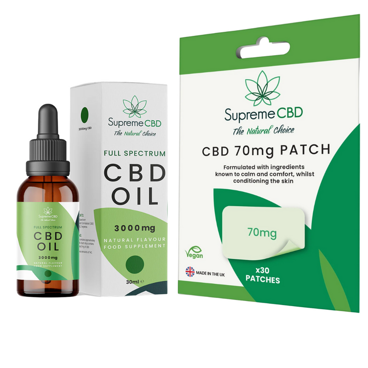 Supreme CBD - Sugar Free 24-7 CBD Support (CBD Oil & Patches)
