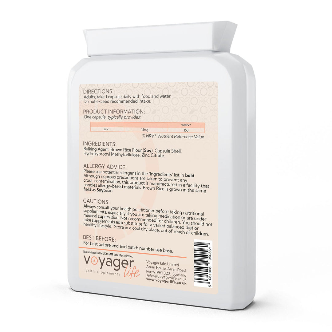 Zinc 15mg 120 Capsules