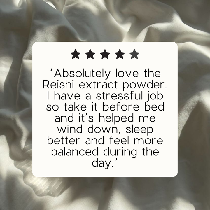 Organic Reishi - Calm, Sleep & Stress Support - Capsules or Powder