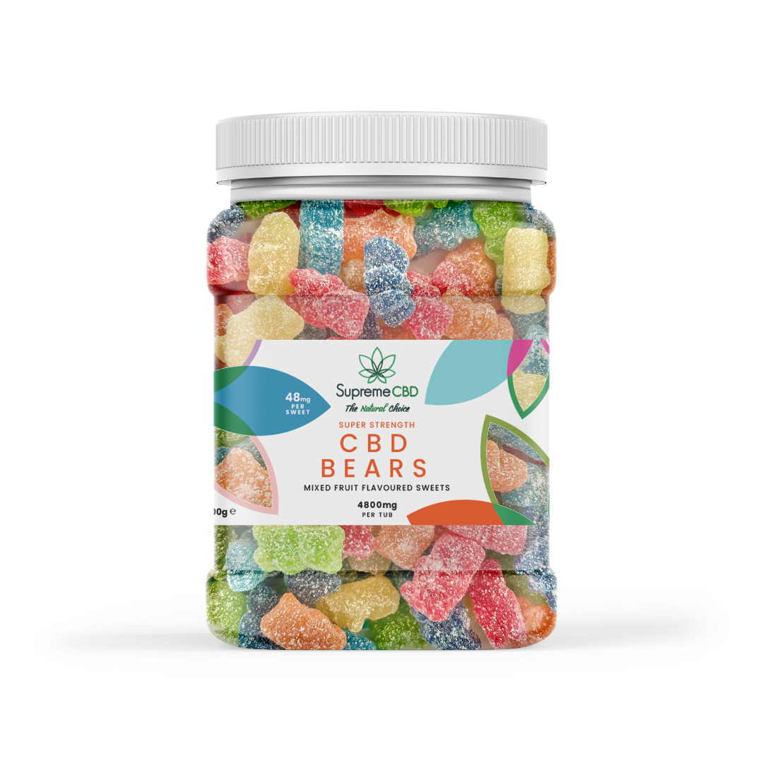 Supreme CBD -Super Strength CBD Gummy Bears (4800mg)