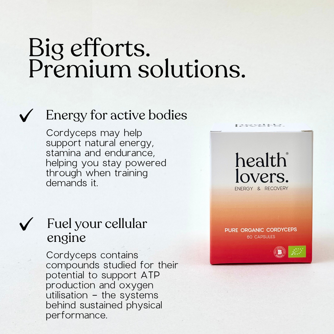 Organic Cordyceps - Energy, Stamina & Endurance - Capsules or Powder