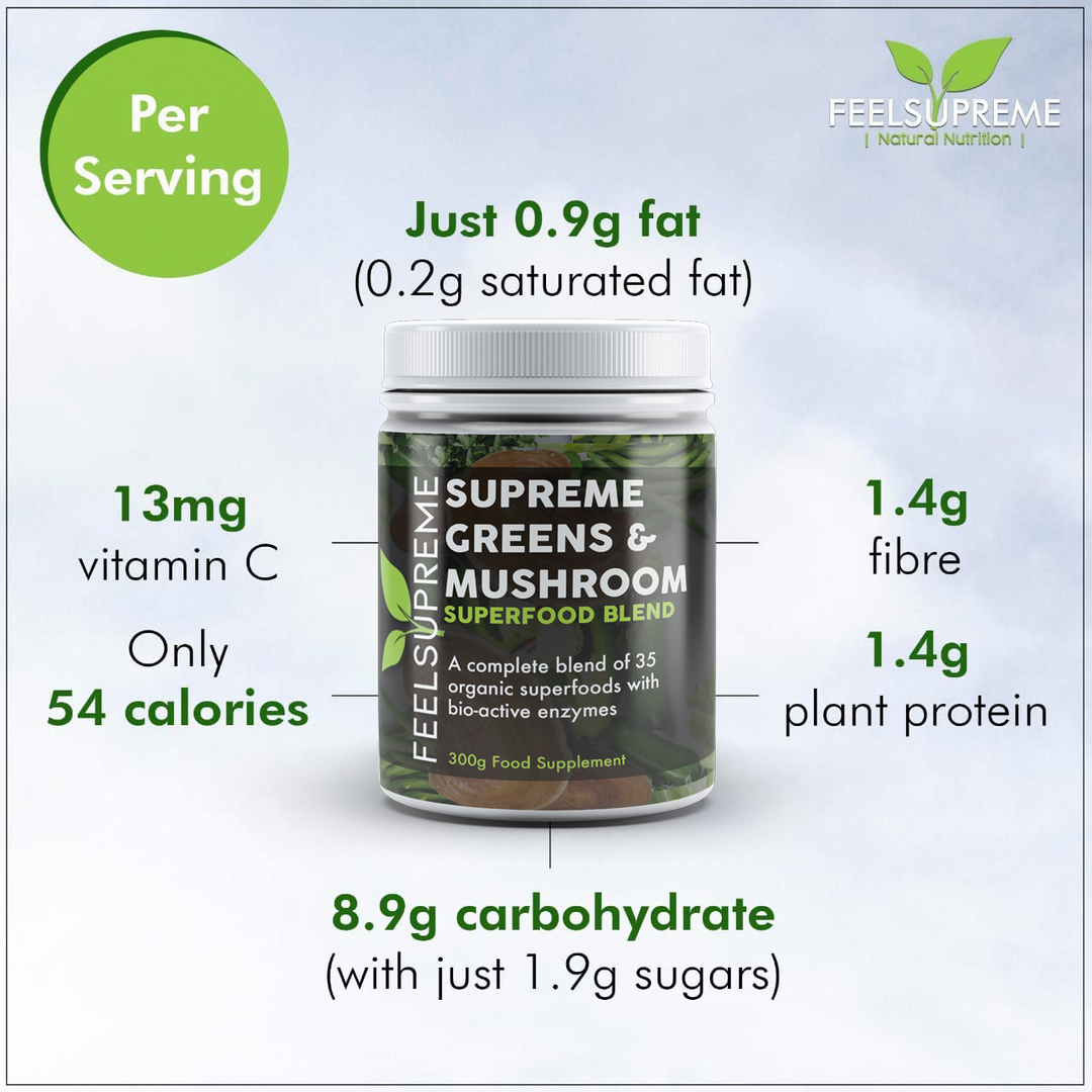 Feel Supreme - Supreme Greens And Mushroom Superfood Blend