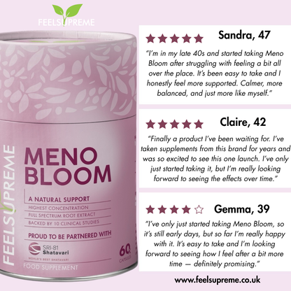 Feel Supreme - Meno Bloom | Menopause Support Supplement for Hormonal Balance