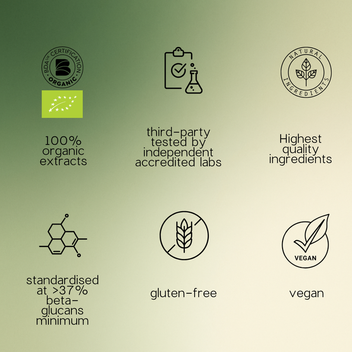 Organic SuperBlend - Immunity & Vitality - Capsules & Powder