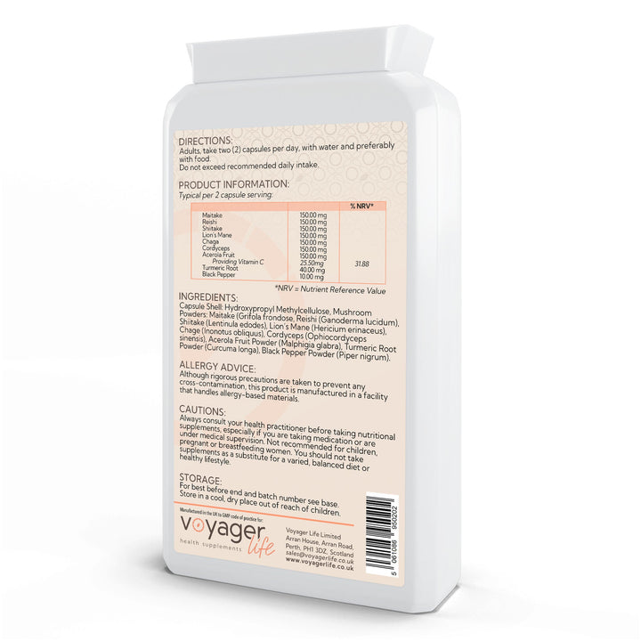 Mushroom Complex 120 Capsules