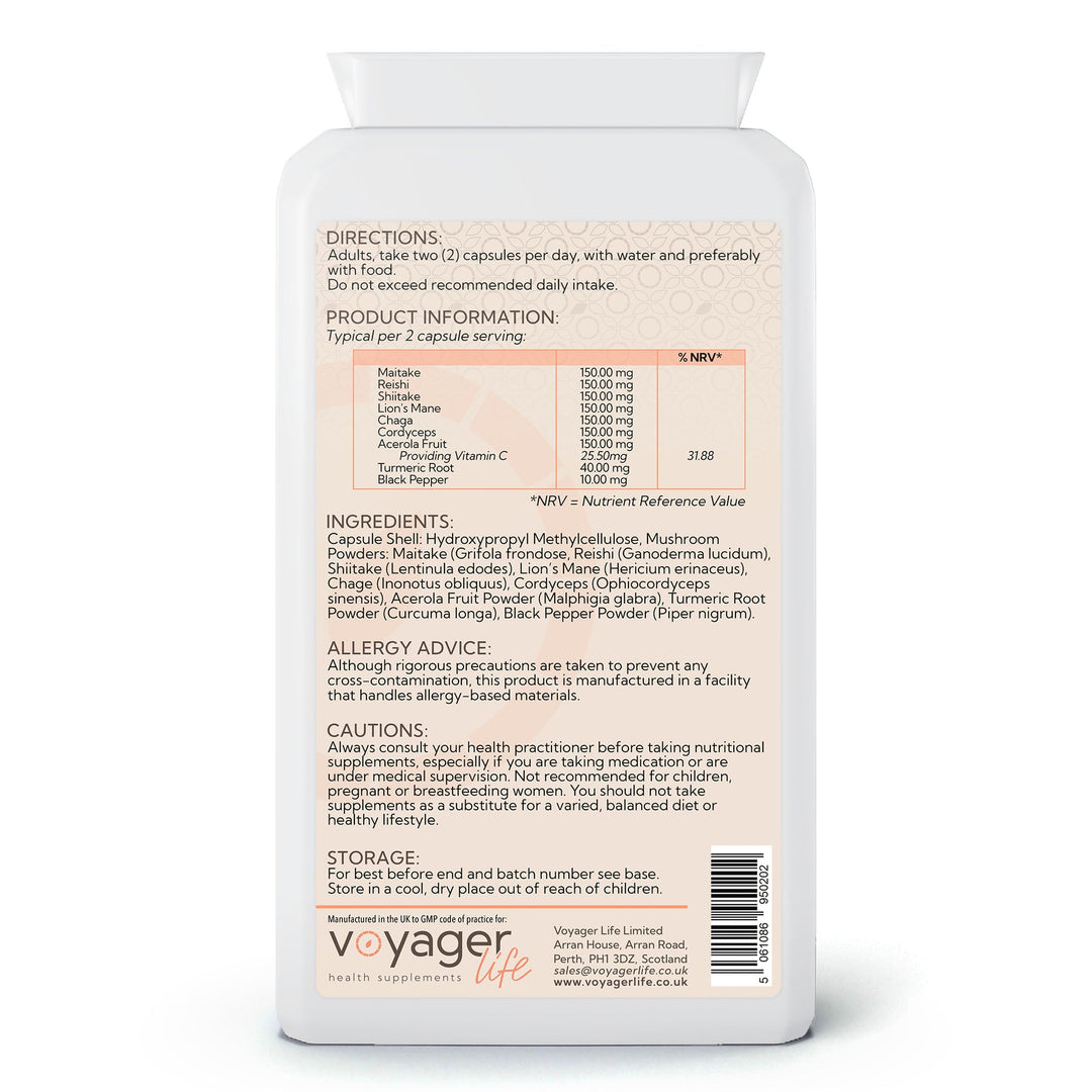 Mushroom Complex 120 Capsules