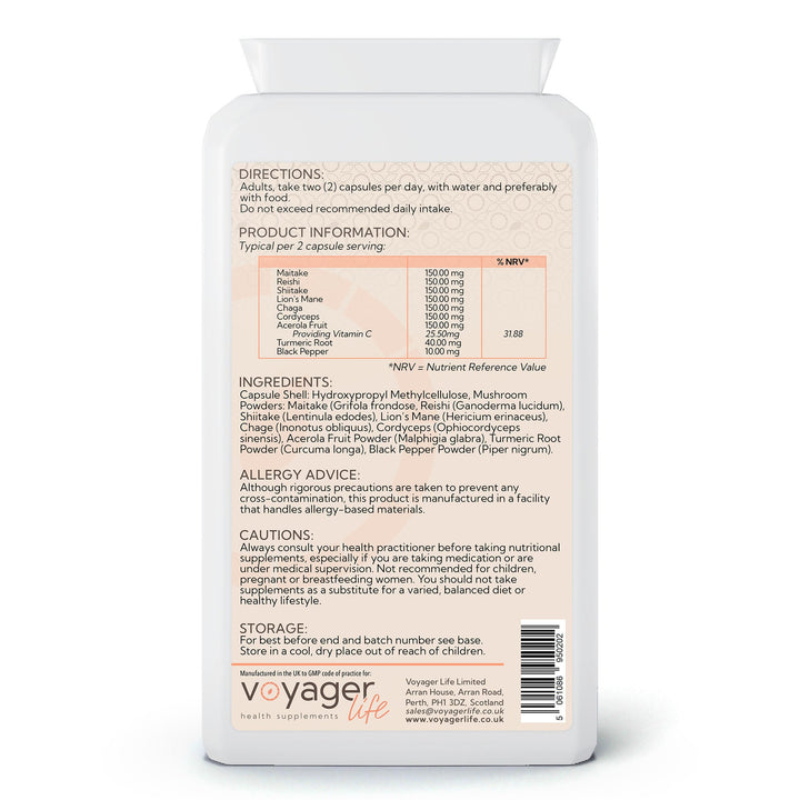 Mushroom Complex 120 Capsules