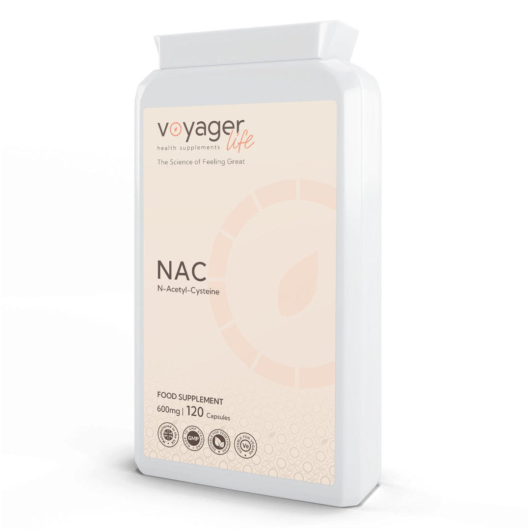 NAC N Acetyl Cysteine 600mg 120 Capsules