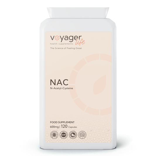 NAC N Acetyl Cysteine 600mg 120 Capsules