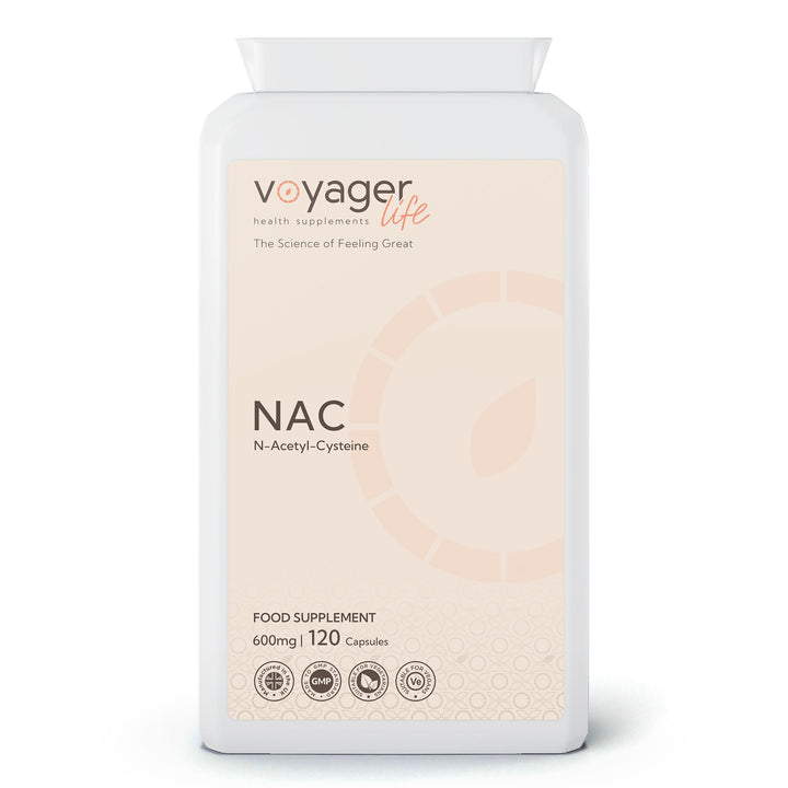 NAC N Acetyl Cysteine 600mg 120 Capsules