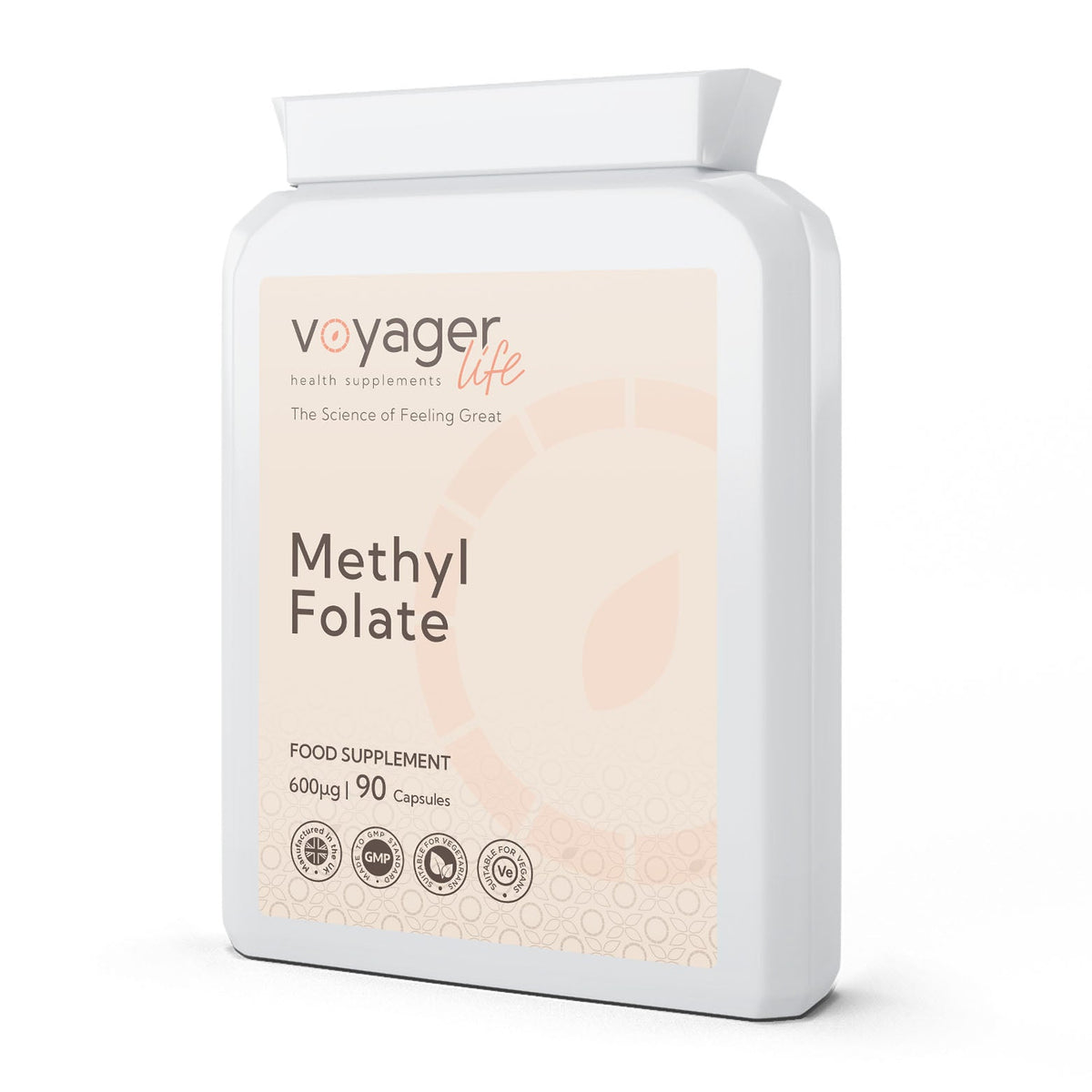 Methyl Folate Quatrefolic 600ug 90 Capsules