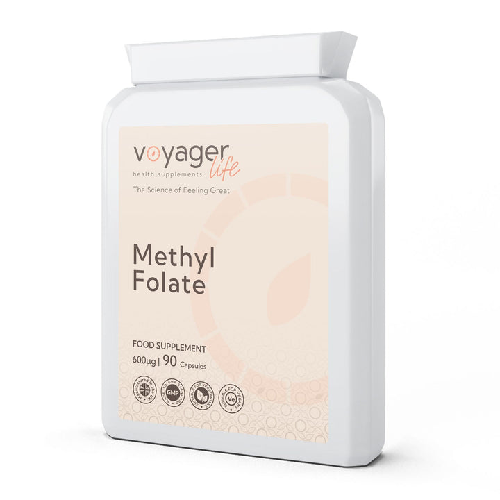 Methyl Folate Quatrefolic 600ug 90 Capsules