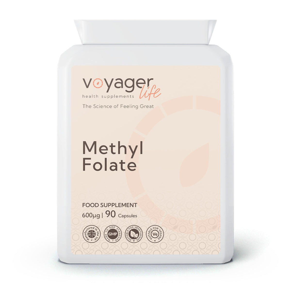 Methyl Folate Quatrefolic 600ug 90 Capsules