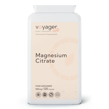 Magnesium Citrate 500mg 120 Capsules