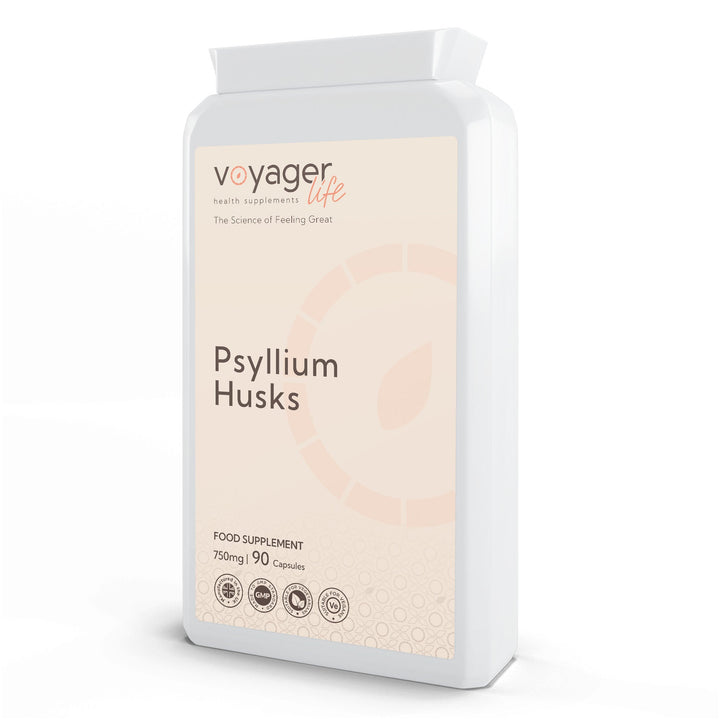 Psyllium Husks 750mg 90 Capsules