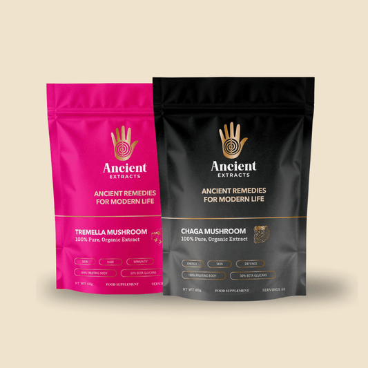 Ancient Extracts - Beauty Pair Tremella & Chaga Mushroom Extracts