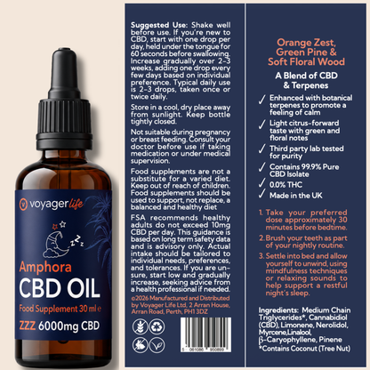 ZZZ CBD Oil 6000mg 30ml