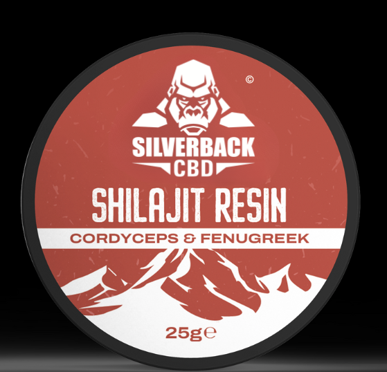 Silverback CBD Cordyceps + Fenugreek Infused Shilajit Resin 25g