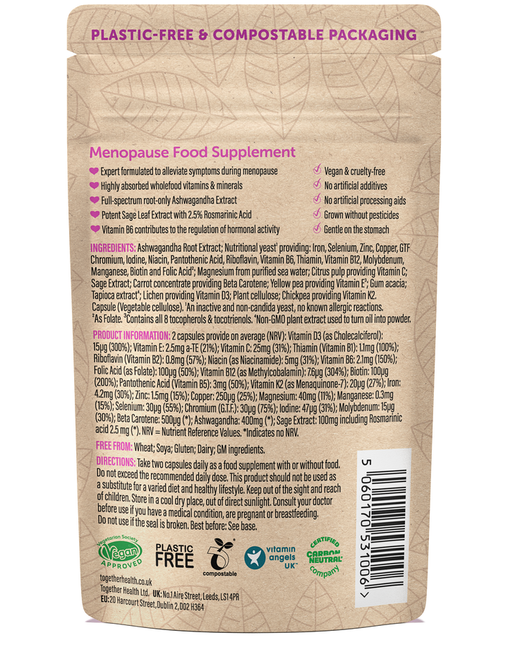 The Positive Company - Menopause Supplement – Vitamins and Herbals