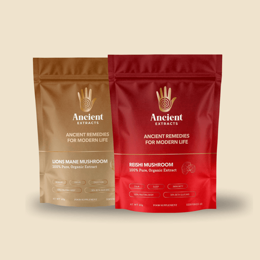 Ancient Extracts - Mindful Pair Lion's Mane & Reishi Extracts