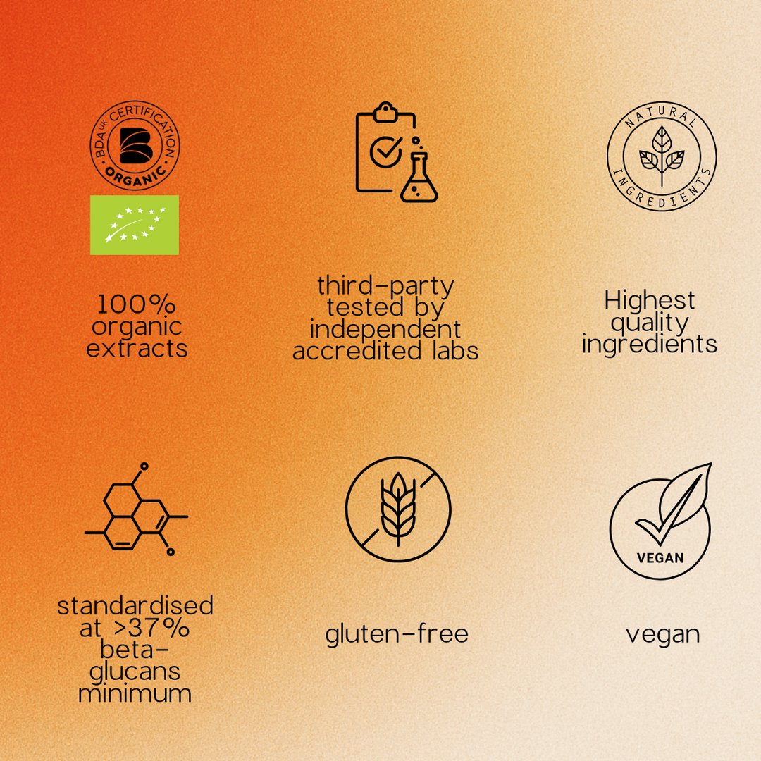 Organic Cordyceps - Energy, Stamina & Endurance - Capsules or Powder