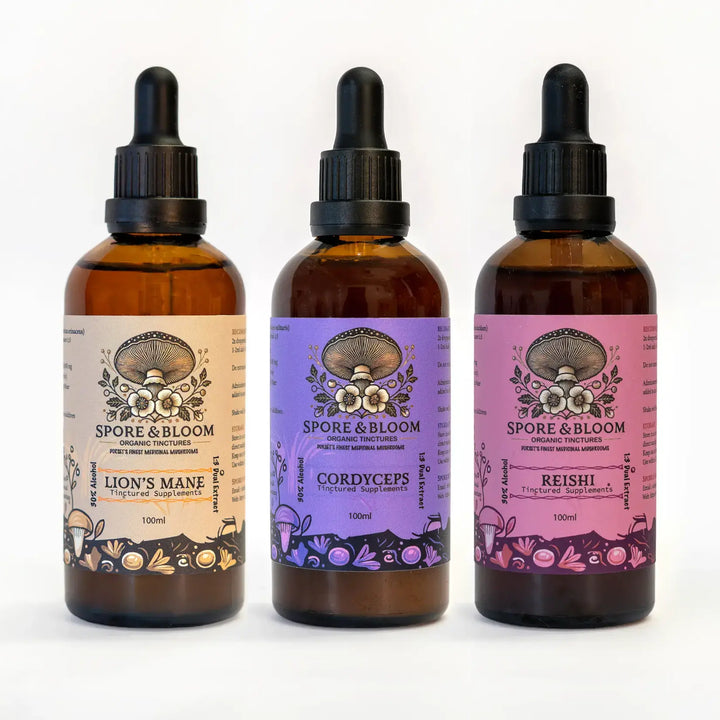 Spore & Bloom - Full Ritual Stack – Lion’s Mane, Cordyceps & Reishi