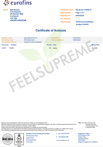 Feel Supreme - Supreme Greens And Mushroom Superfood Blend