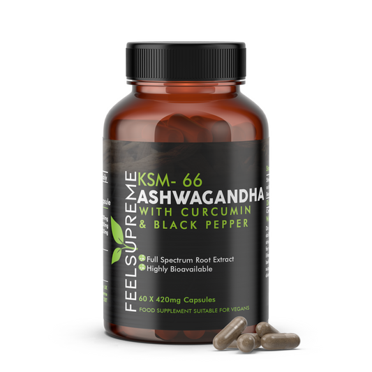 Feel Supreme - Ashwagandha KSM66 With Curcumin