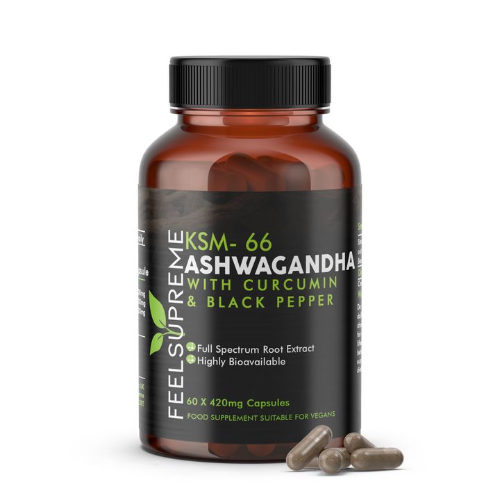 Feel Supreme - Ashwagandha KSM66 With Curcumin