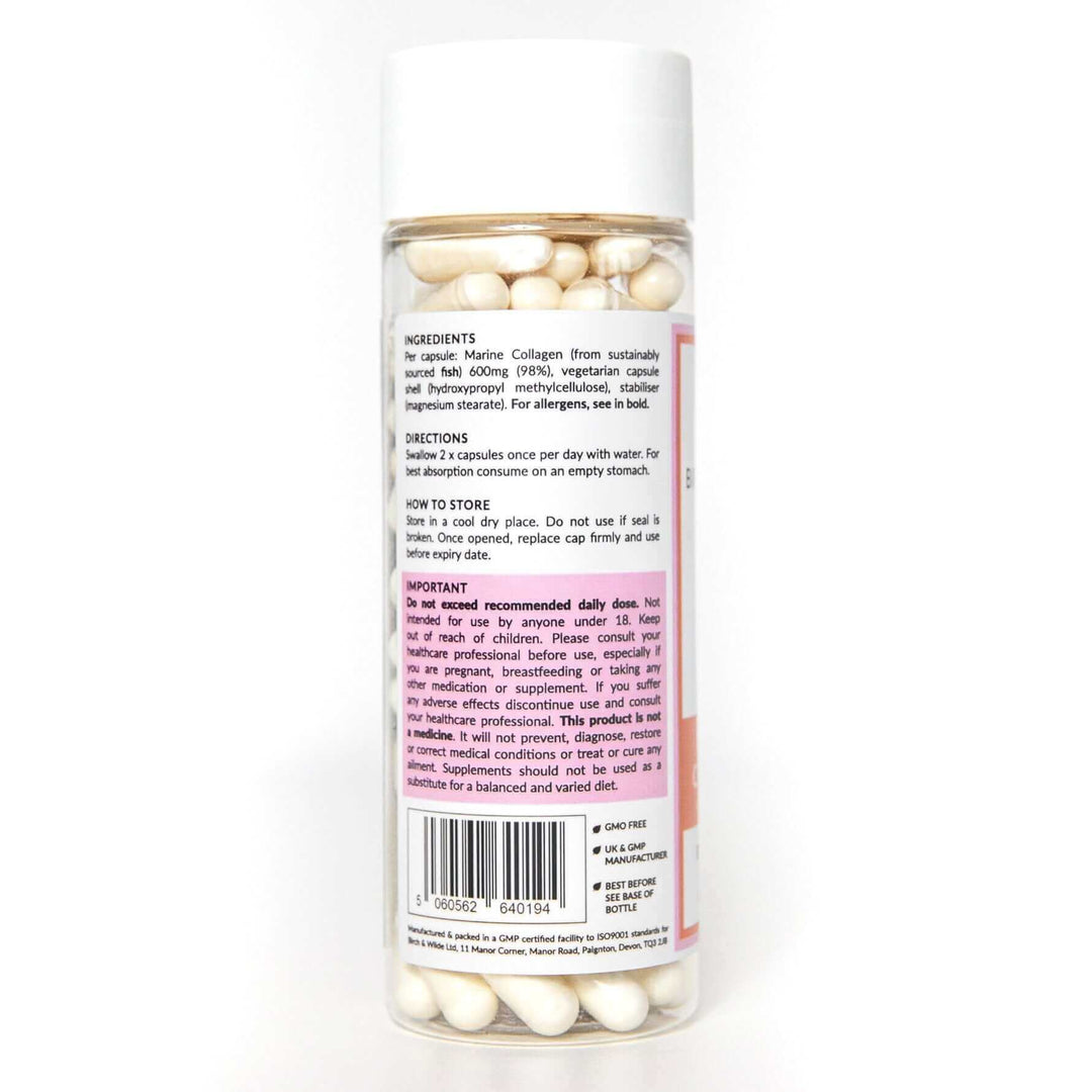 Marine Collagen Capsules x 90 | 1200mg Daily Dose