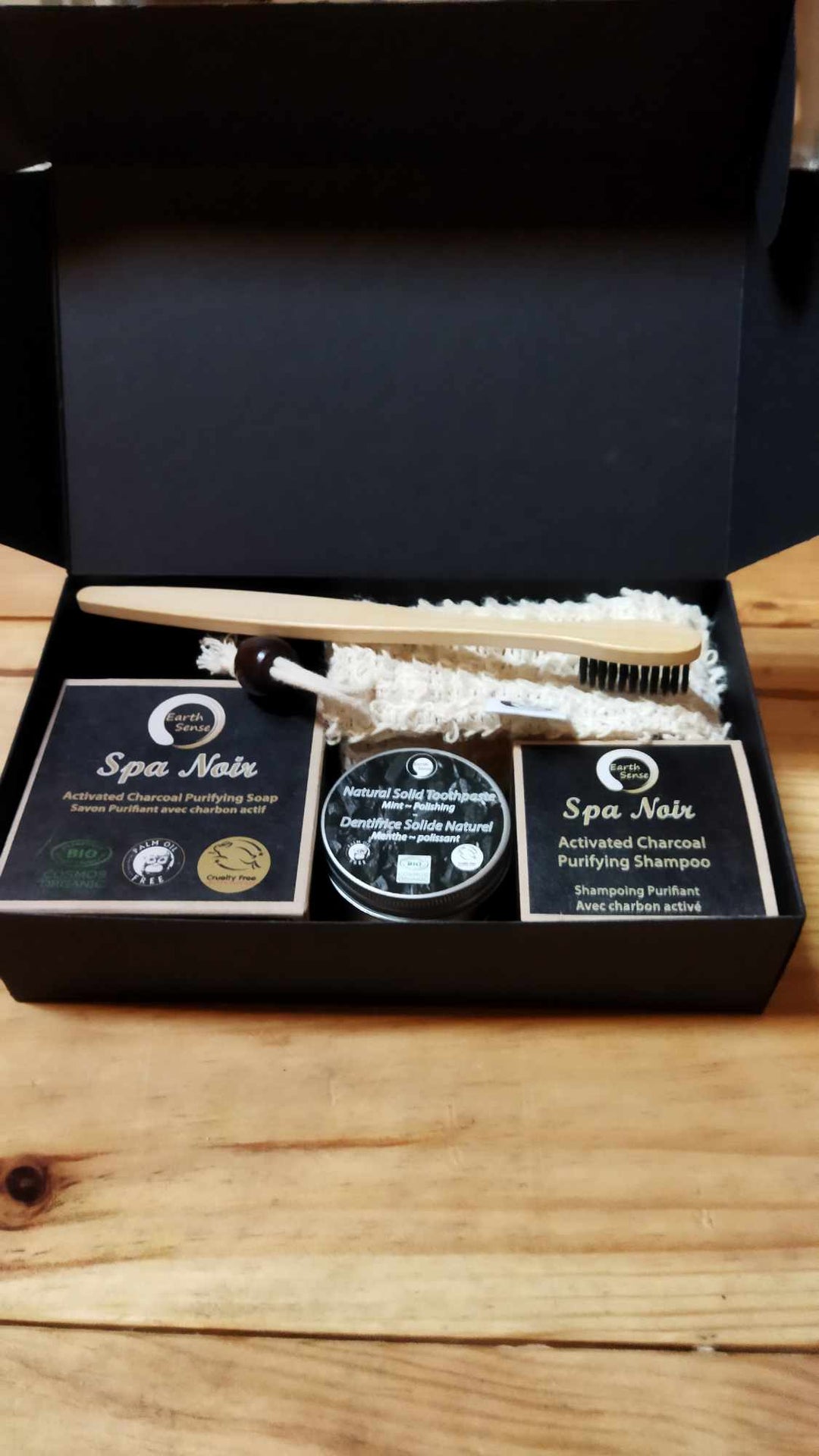 The Positive Company - Spa Noir Solid Soap with activated charcoal