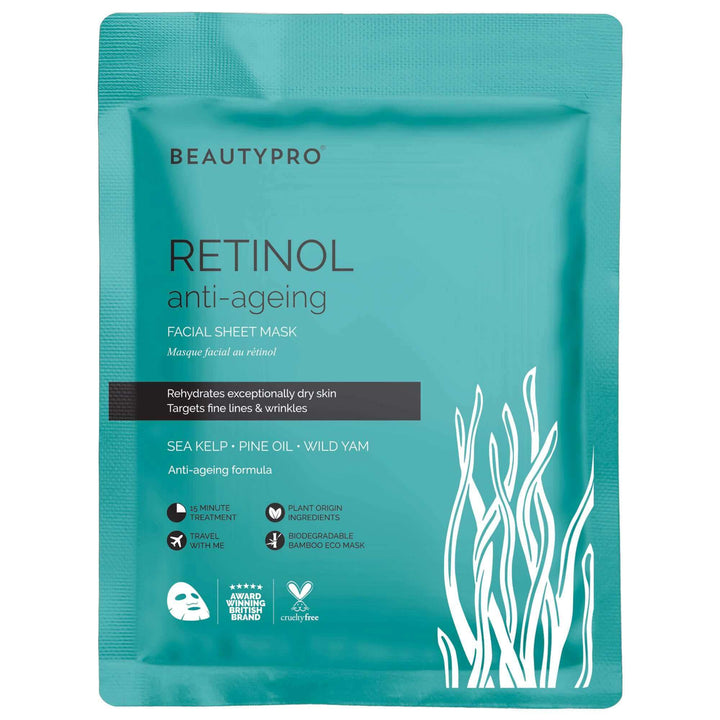 BeautyPro Overnight Retinol Facial Sheet Mask
