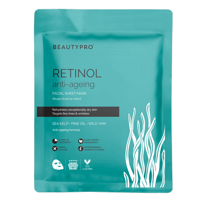 BeautyPro Overnight Retinol Facial Sheet Mask