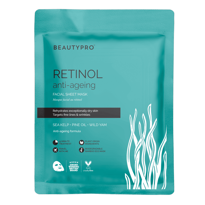 BeautyPro Overnight Retinol Facial Sheet Mask