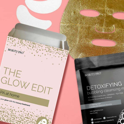 BeautyPro Spa at Home Skincare Gift Box - The Glow Edit