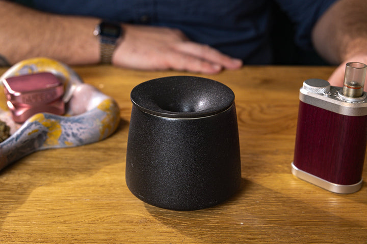 Ceramic Dry Herb Vape AVB Ashtray | Discreet Medical Cannabis Storage