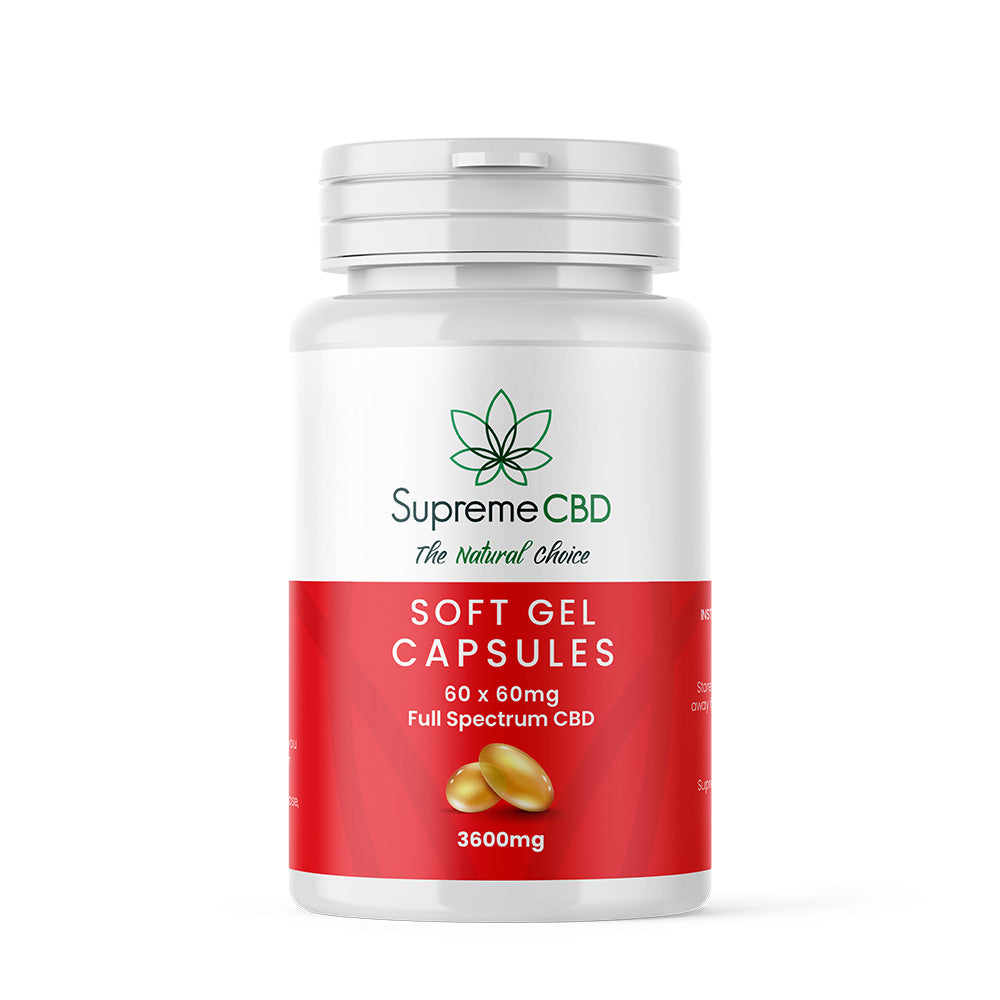Supreme CBD - CBD Gel Capsules 3600mg