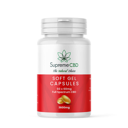 Supreme CBD - CBD Gel Capsules 3600mg