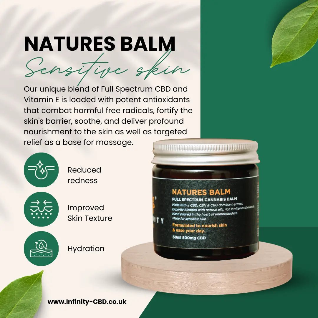 CBD Skin Balm 500mg | Natures Balm| Infinity CBD