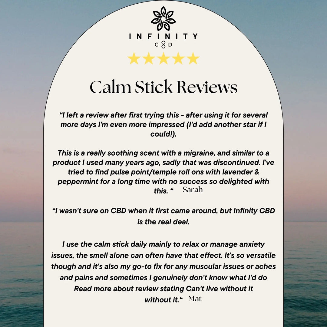 Infinity CBD - The Calm Stick | CBD Roll-On for Stress Relief | Infinity CBD