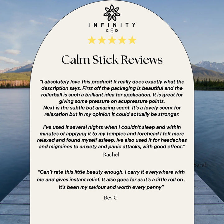 Infinity CBD - The Calm Stick | CBD Roll-On for Stress Relief | Infinity CBD
