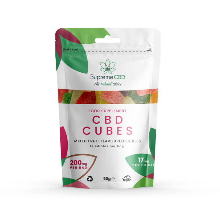 Supreme CBD - CBD Fruit Cubes Grab Bag (200mg)