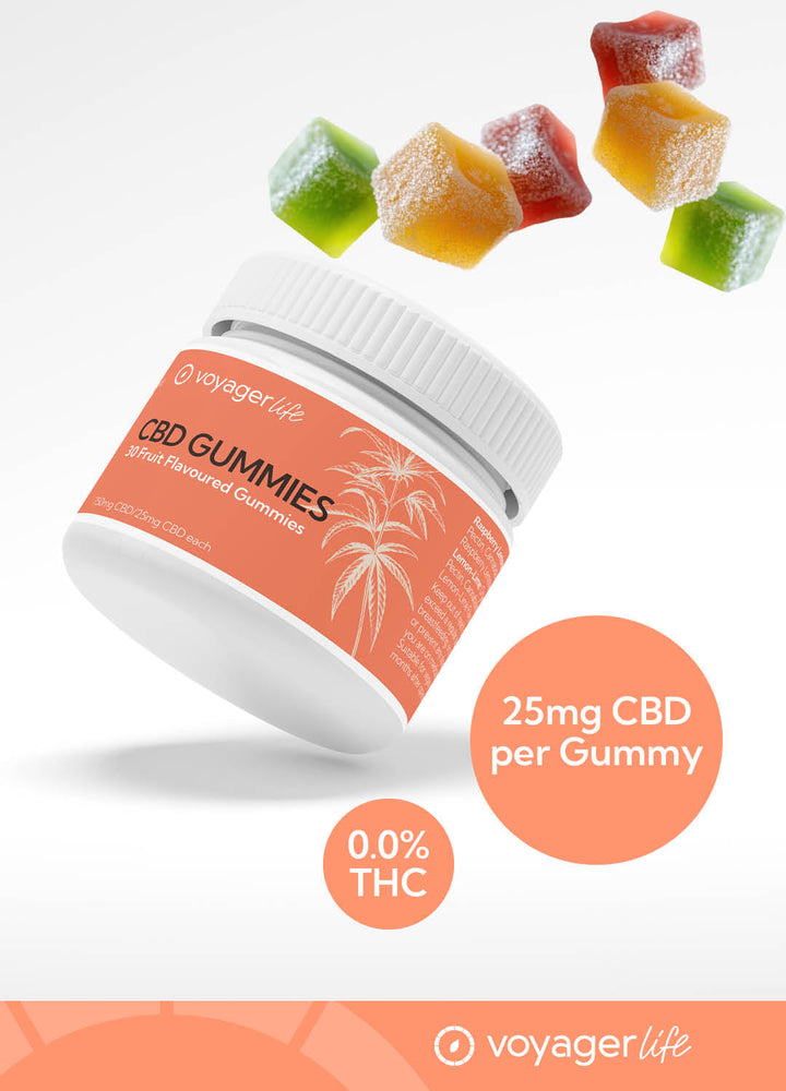 Voyager Life CBD Gummies - Fruit Flavoured