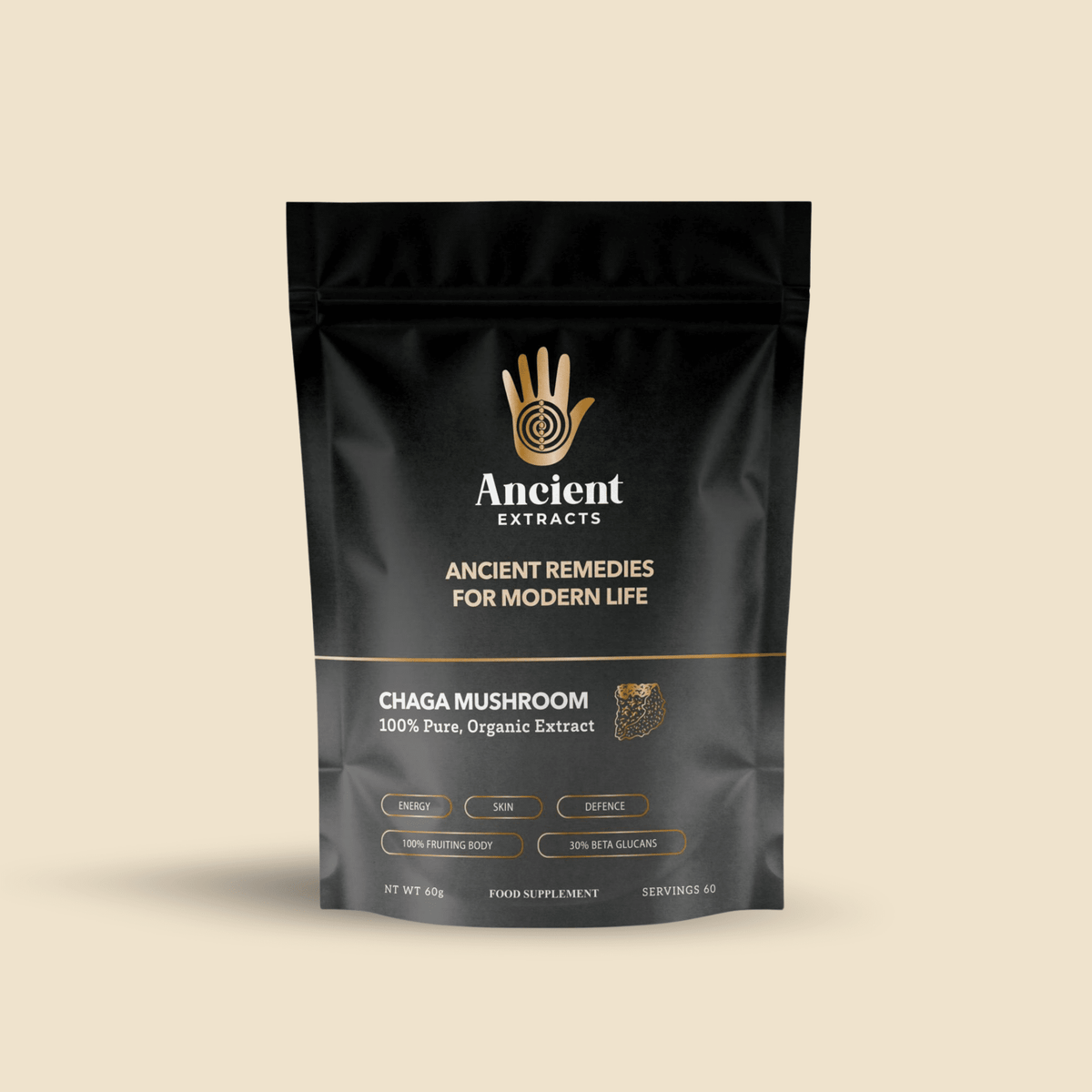 Ancient Extracts - Chaga Mushroom Extract Powder