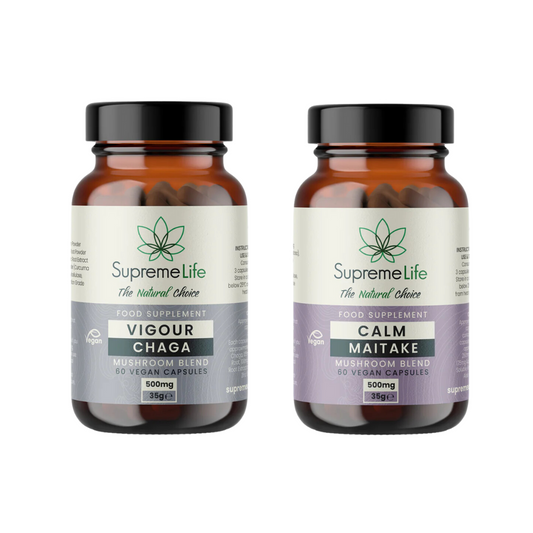 Supreme CBD - Cholesterol: Chaga and Maitake Capsules Bundle