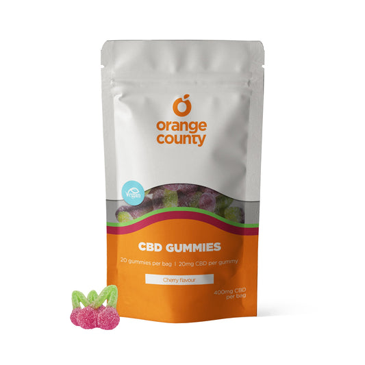 Orange County CBD -CBD Gummy Cherries (Small Tub)