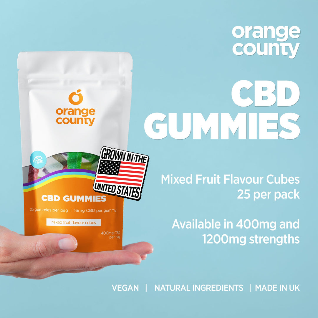 Orange County CBD - CBD Gummy Cubes (Small Tub)