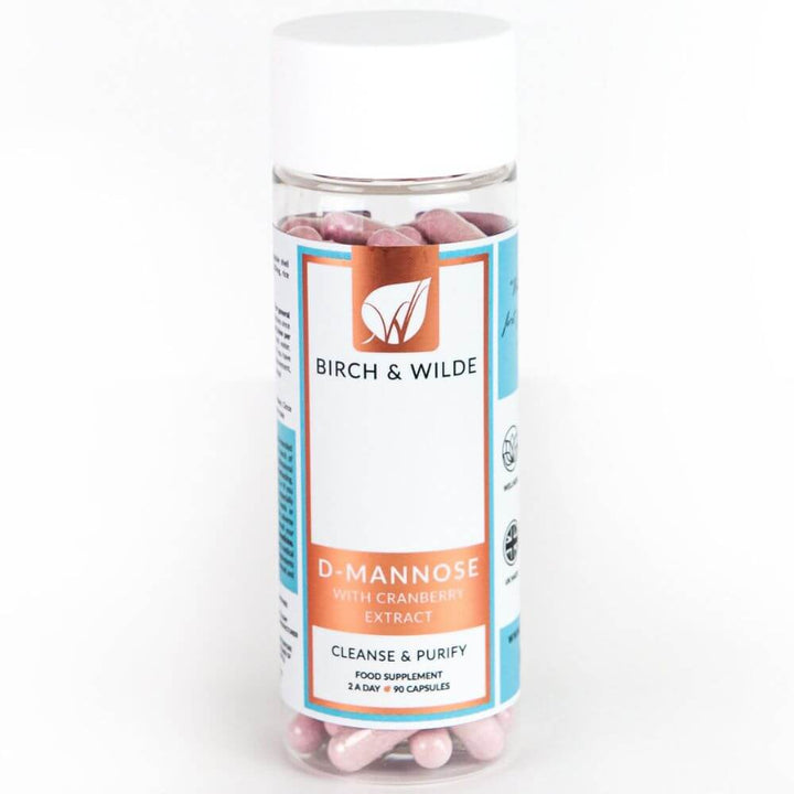 D-Mannose and Cranberry Extract Capsules x 90 | 1000-2000mg daily dose