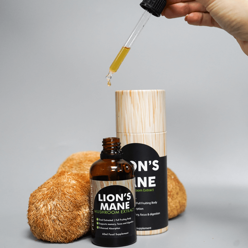 Feel Supreme - Lion's Mane Mushroom Extract (60ml Liquid Tincture)